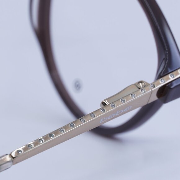 Bebe BB5215 232 Eyeglasses Mink Cat Eye 52mm Frame - Picture 10 of 11